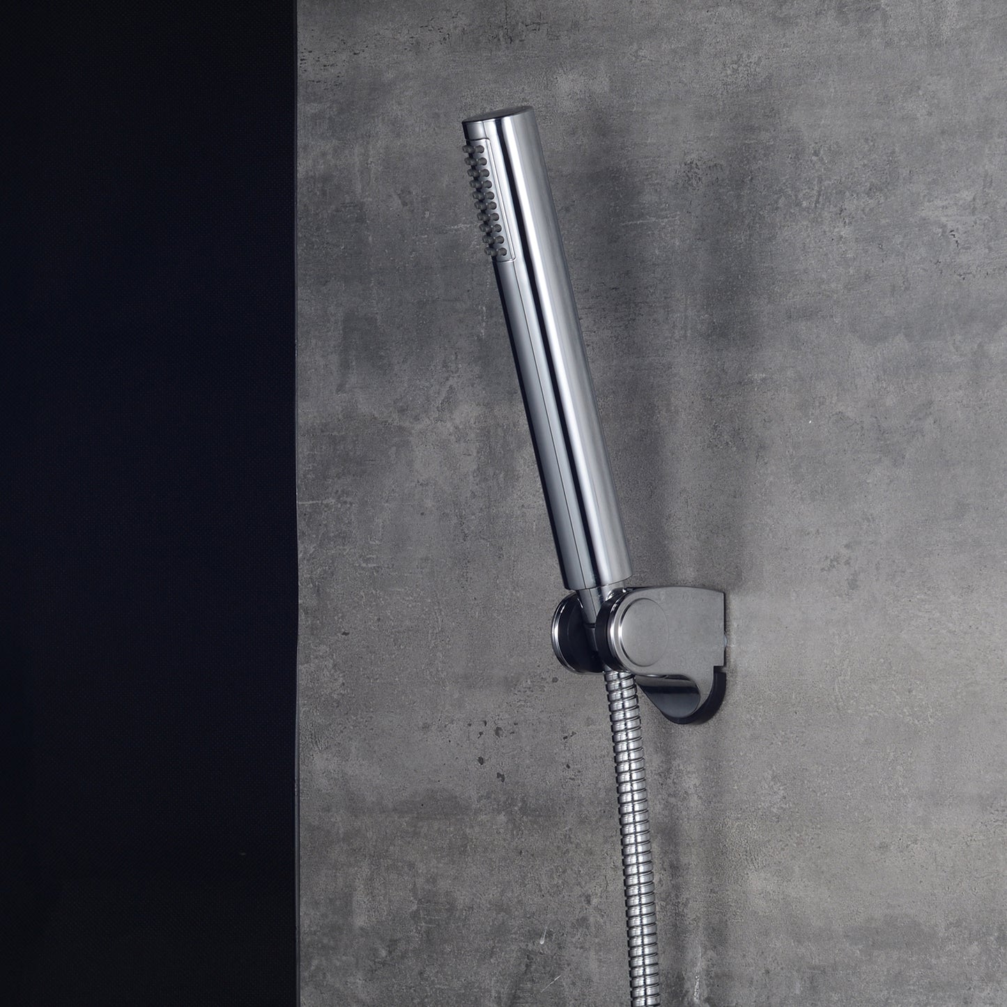 Stabbrause Rund in Chrome