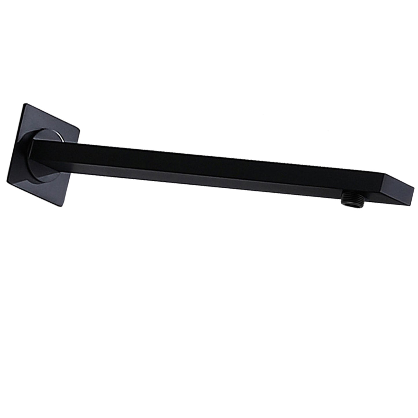 Brausearm BL-AM-7 Schwarz Matt, 1/2 Zoll Anschluss in Länge 40cm