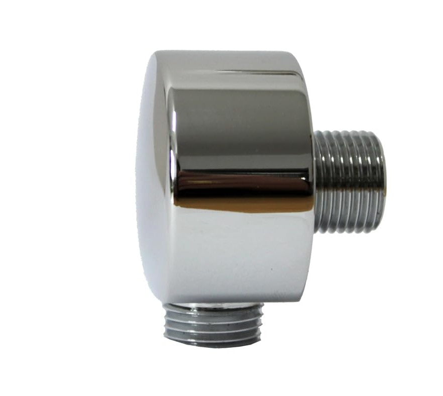 Wandanschlussbogen WD2 - 1/2" in Silber verchromt - Rund