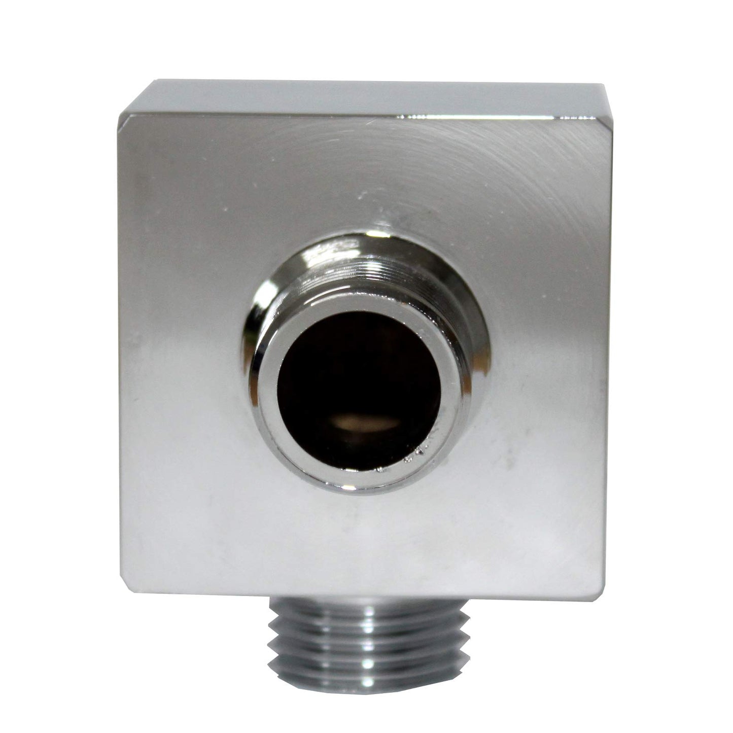 Wandanschlussbogen WD1 - 1/2" in Silber verchromt - Eckig