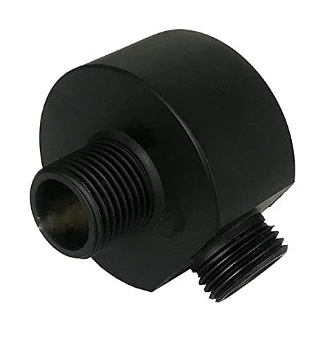 Wandanschlussbogen WD2 Black - 1/2" in Schwarz Matt - Rund