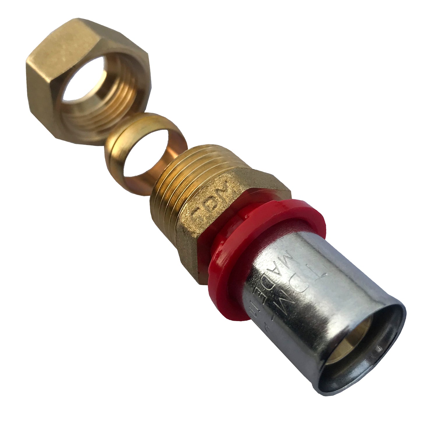 Pressfitting - Quetschübergang auf Kupfer