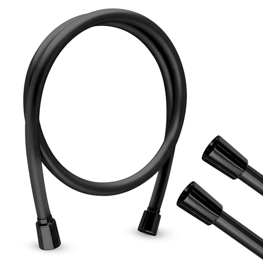 Duschschlauch Schwarz Matt in Länge: 60cm - 250cm