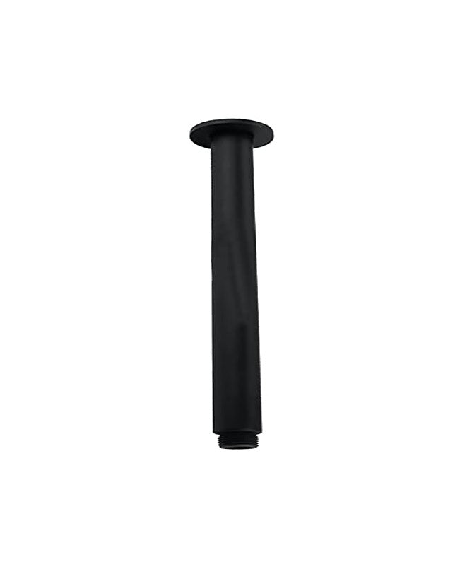 Brausearm BL-AM-6 Schwarz Matt, 1/2 Zoll Anschluss in Länge 22cm