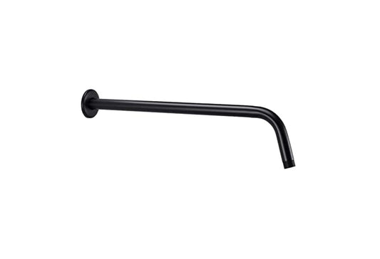 Brausearm BL-AM-2 Schwarz Matt, 1/2 Zoll Anschluss in Länge 45cm