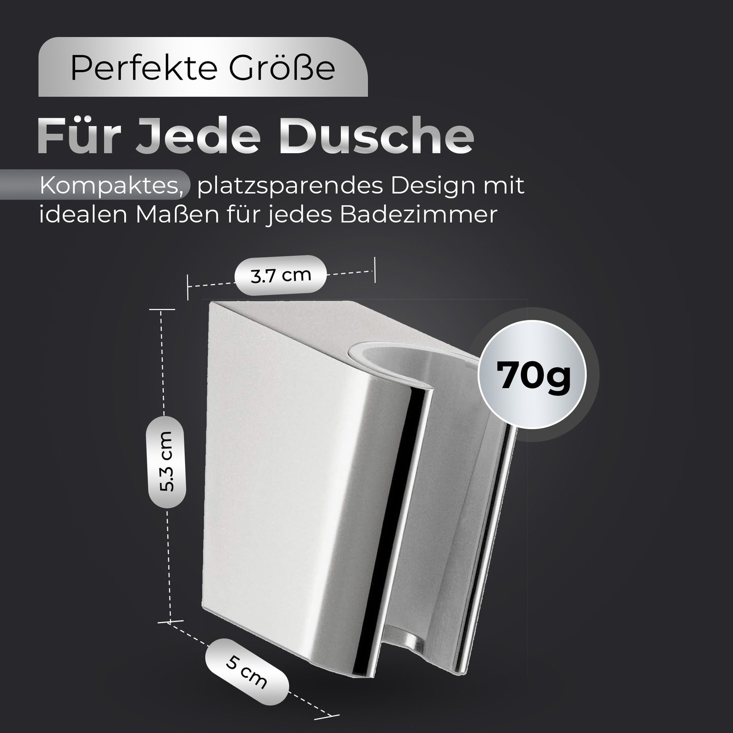 Duschkopfhalterung AD-5 Handbrause Halterung Duschkopfhalter