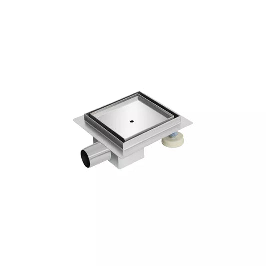 Duschrinne/Ablaufrinne SQT Quadratisch Befließbar inkl. Siphon